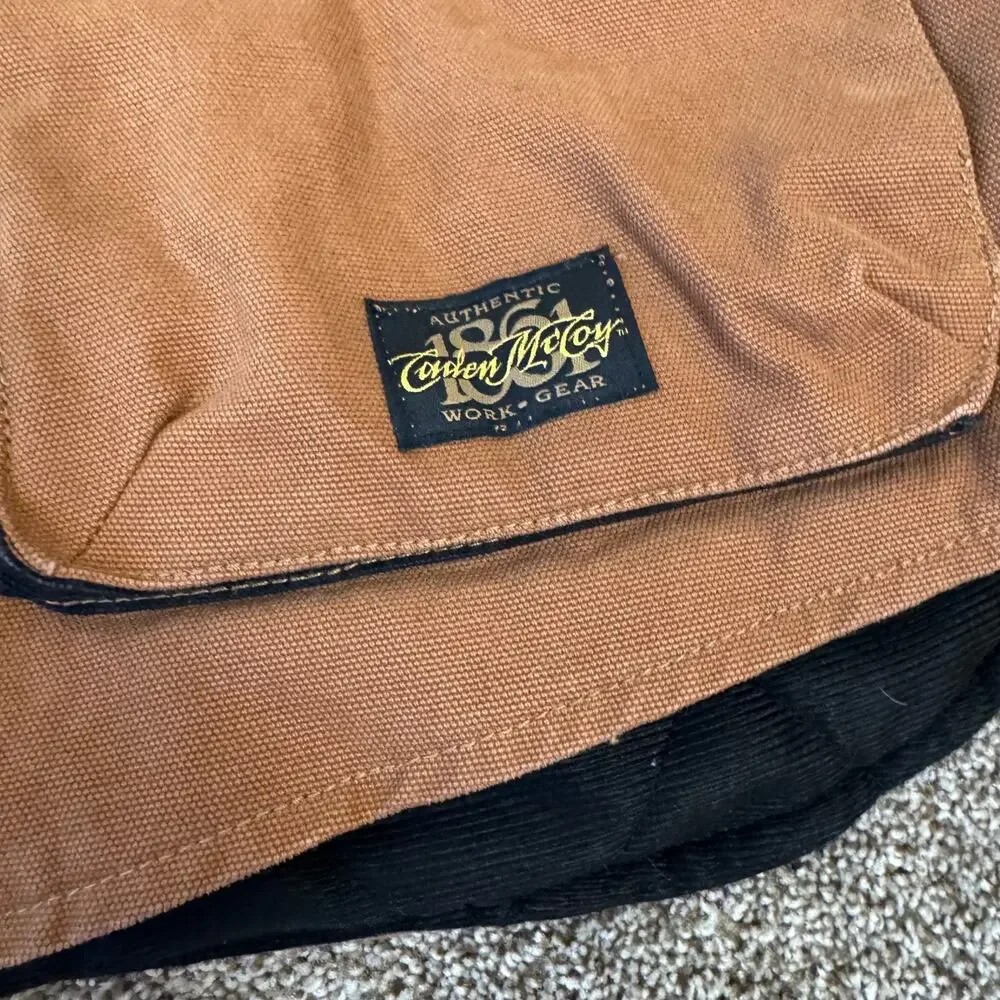 Caden McCoy Work Vest Outerwear Men's 2XL Duck Canvas Thinsulate Pockets